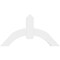 Ekena Millwork Archdale Architectural Grade PVC Gable Bracket, 48"W x 26"H x 2"D x 6"F, 13/12 Pitch GBP048X26X0206ARC00 - alternate 2